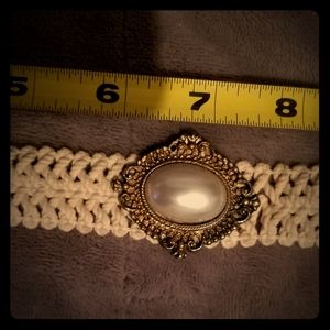 Vintage macrame checker